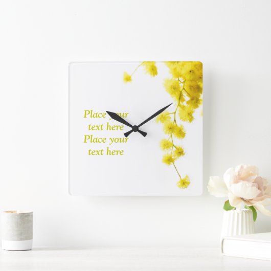 美茂佐 スクエア壁時計 (ホーム)