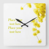 美茂佐 スクエア壁時計 (正面)