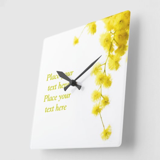 美茂佐 スクエア壁時計 (傾斜)