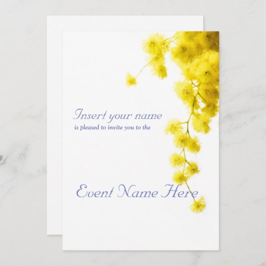 美茂佐 招待状 (正面/裏面)