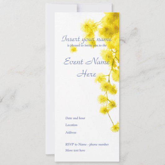 美茂佐 招待状 (正面)