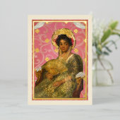 美術の優雅なフォイル カード (立ち正面)