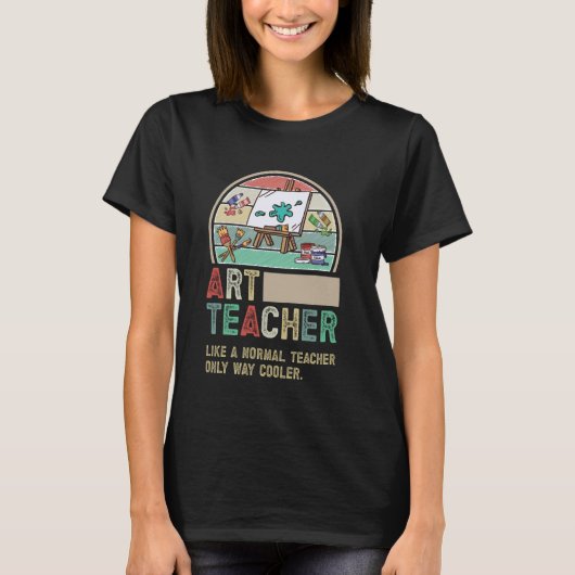 美術の先生 Tシャツ (正面)