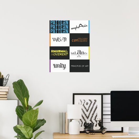 美術の原則 ポスター (ホームオフィス)