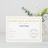 美術カスタムの真正性認定証 シーズンカード (スタンド正面)