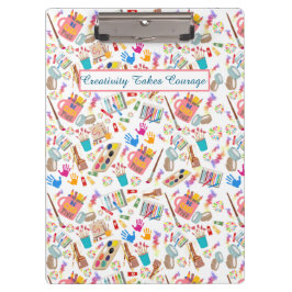 美術カラフル用品クリエイティブパターン クリップボード