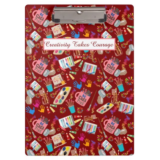 美術カラフル用品クリエイティブパターン クリップボード (正面)