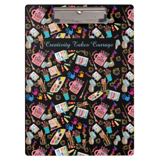 美術カラフル用品クリエイティブパターン クリップボード (正面)
