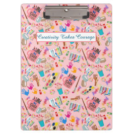 美術カラフル用品クリエイティブパターン クリップボード
