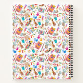 美術カラフル用品クリエイティブパターン ノートブック (裏面)