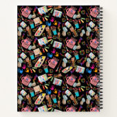 美術カラフル用品クリエイティブパターン ノートブック (裏面)