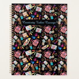 美術カラフル用品クリエイティブパターン プランナー手帳