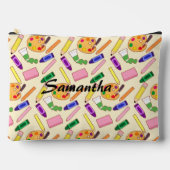 美術カラフル用品 アクセサリーポーチ (正面)