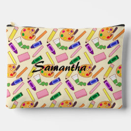 美術カラフル用品 アクセサリーポーチ