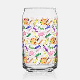 美術カラフル用品 ガラス缶