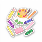美術カラフル用品 シール (正面)