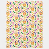 美術カラフル用品 フリースブランケット (正面)