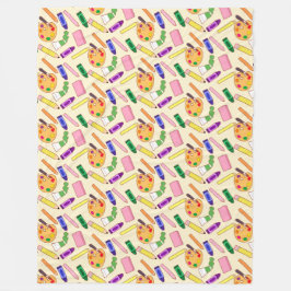 美術カラフル用品 フリースブランケット