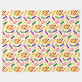 美術カラフル用品 フリースブランケット (正面(横))