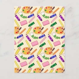 美術カラフル用品 ポストカード