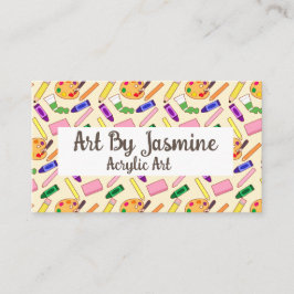 美術カラフル用品 名刺