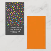 美術クラス子供へ事業 名刺 (正面/裏面)