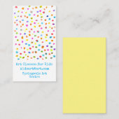 美術クラス子供へ事業 名刺 (正面/裏面)