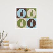 美術ポップ・アートの薬理学 ポスター (キッチン)