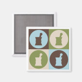 美術ポップ・アートの薬理学 マグネット (正面/裏面)