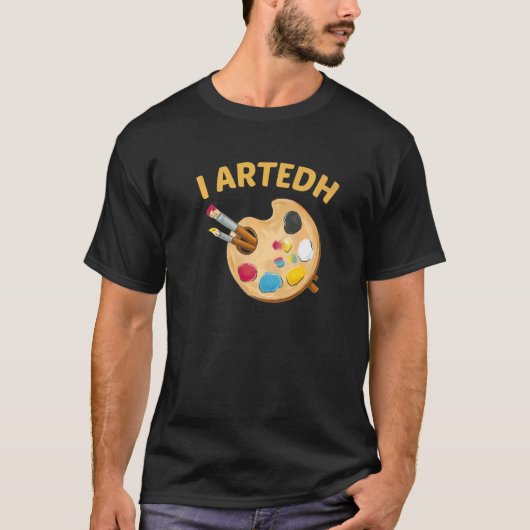 美術先生先生 Tシャツ (正面)