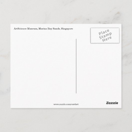 美術博物館 ポストカード (裏面)