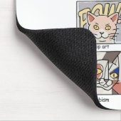 美術史おもしろい猫芸術愛絵画家A マウスパッド (コーナー)