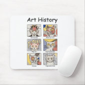 美術史おもしろい猫芸術愛絵画家A マウスパッド (マウス)