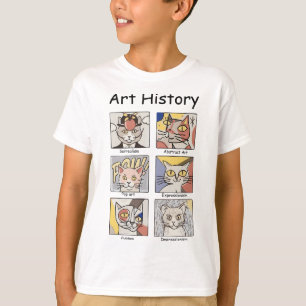 美術史おもしろい猫芸術愛絵画家A Tシャツ