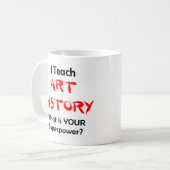 美術史先生 コーヒーマグカップ (正面左)