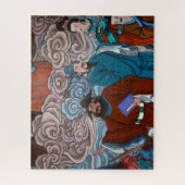 美術史(アジア):宮廷生活 ジグソーパズル (縦)