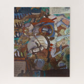 美術史(アジア)戦争へ行く騎士 ジグソーパズル (縦)