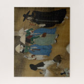 美術史（アジア）：街の女性たち ジグソーパズル (縦)