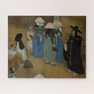 美術史(アジア):街の女性たち ジグソーパズル