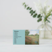 美術品商の名刺 名刺 (スタンド正面)