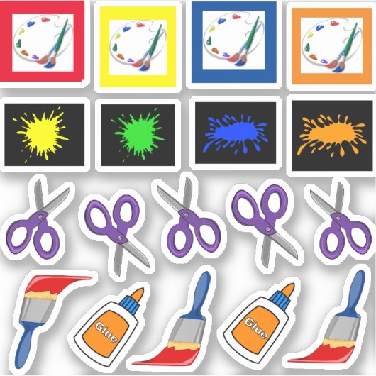 美術品 シール (正面)