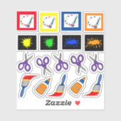 美術品 シール (シート)