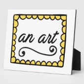 美術品 フォトプラーク (側面)