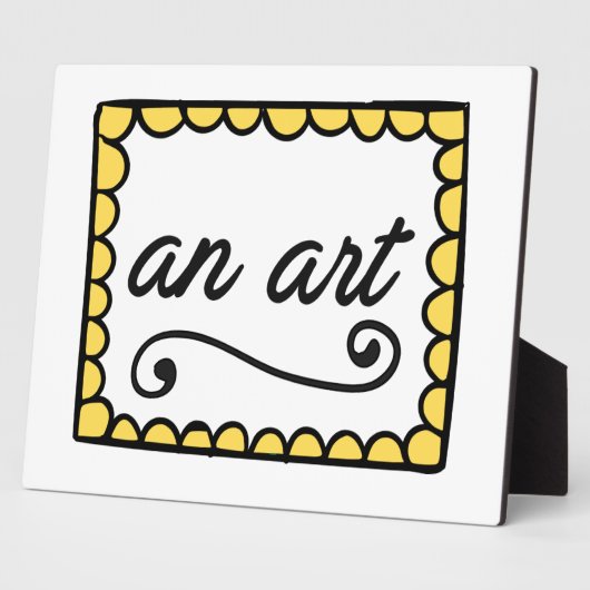 美術品 フォトプラーク (側面)