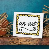 美術品 フォトプラーク (側面)