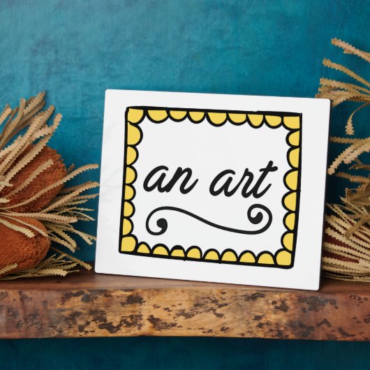 美術品 フォトプラーク (側面)