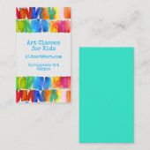 美術子供へ絵を描業 名刺 (正面/裏面)