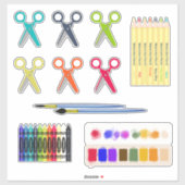 美術学校用品 シール (シート)