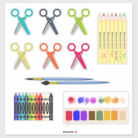 美術学校用品 シール (シート)