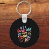 美術家の先生を作る良い日 キーホルダー (正面)